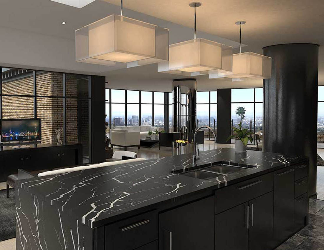 Premium stone countertop