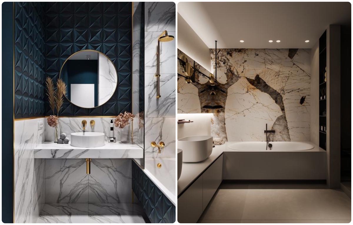 Stone bathroom